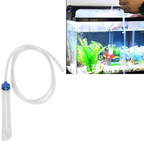 Aquarium Wasser Wechsler Schlauch Aquarium Manuelle Wasserwechsler Kies Reiniger Wasserfilter Siphon Schlauch Staubsauger Pumpe Aquarium Reinigungswerkzeug mit 150cm langem Rohr von Pssopp