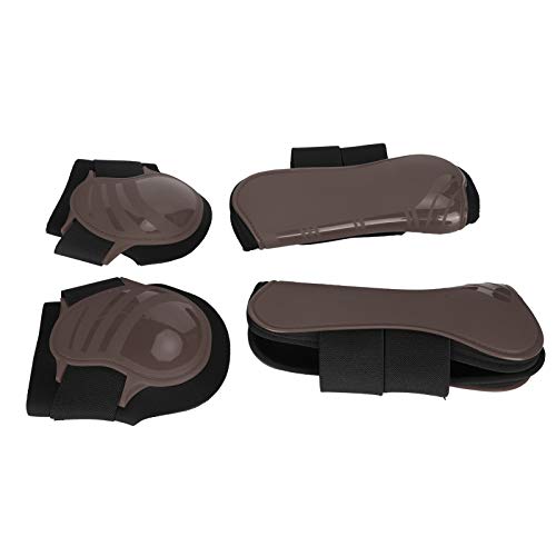 Fdit 1Set Horse Legguard, PU Horse Leg Protector Polsterung Innenpolster, Verdickter Elastischer Horse Leg Protector, Horse Supply (EIN großer Satz) von Pssopp