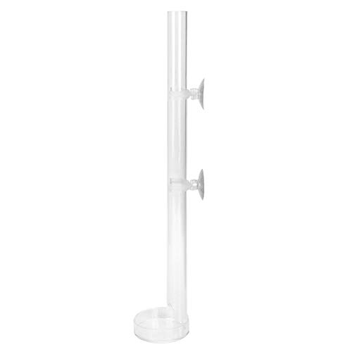 Feeder Tube und Platte für Garnelenfische Acryl Transparent Durable Aquarium Crystal Shrimp Feeder Aquarium Ernährungssonde(25cm) von Pssopp