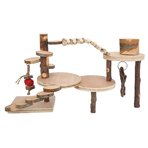 Holz Hamster Kletterspielzeug Plattform Hamster Spielplatz Plattform Kleintiere Kletterleiter Kleintiere Aktivitätsset von Pssopp