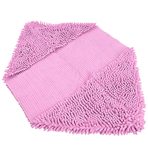 Hundedecke, Weiches Haustier Schnelltrocknende Waschbare Handtuchfaser Haustierhandtuch Ultra-saugfähige Hundedecke Waschbare Fuzzy-Decke für Hunde und Katzen(L Pink) von Pssopp
