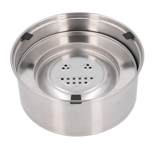 Hundefutter-Schüssel, 8,78x3,86 in Edelstahl-Hundes Ch üssel mit Ausschütten Dem Design Anti-Rutsch-Füße-Futter-und Wasserschale mit Großer Kapazität Metall-Hundes Ch üsseln für von Pssopp