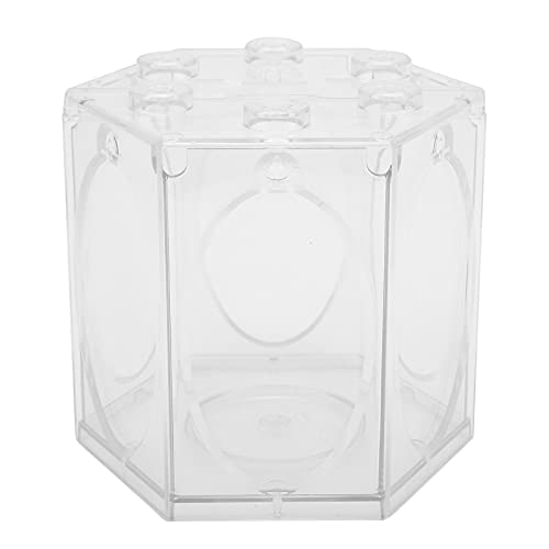 Nano Aquarium Aquarium Hexagon Aquarium Kunststoff Terrarium Garnelen Aufzucht Becken Aquarium (transparent) von Pssopp