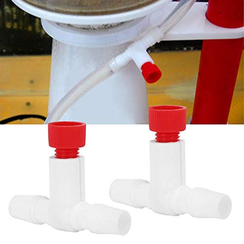 Pssopp 2PCS Aquarium Protein Skimmer Luftventil Aquarium Luftventil Kunststoff Aquarium Protein Separator Luftventil Feineinstellung Protein Skimmer Zubehör von Pssopp