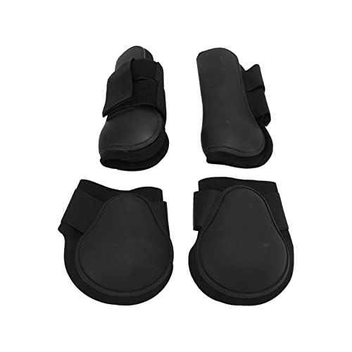 Pssopp 4Pcs Vorne Hinten Bein Stiefel Einstellbare Größe Hindernis Springen Gamaschen Stiefel Pferdebein Schutzausrüstung von Pssopp