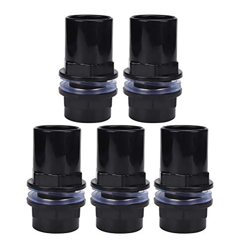 Pssopp 5 Stücke Aquarium Wasser Rohr Konverter PVC Aquarium Schlauch Adapter Aquarium Wasser Rohrverbinder Gerade Rohrverbinder Aquarium Zubehör(32mm) von Pssopp