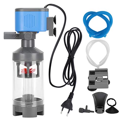 Pssopp 5 in 1 Aquarium Aquarium Ultra-Leiser Filter 3-stufige multifunktionale Aquarium Filterpumpe Aquarium Interne Zirkulationsfilterpumpe(EU 220V) von Pssopp