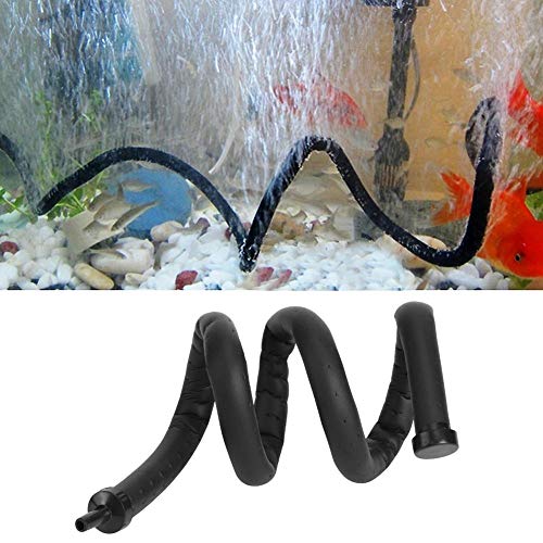 Pssopp Aquarium-Luftblasenstab Kunststoff biegsame Wand Luftverteiler Aquarium Air Stone Bubble Release Sauerstoff Diffusor Bar (60cm) für Fisch von Pssopp