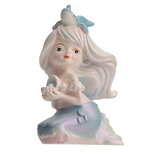 Pssopp Aquarium-Cartoon-Ornament, Aquarium-Meerjungfrau-Ornament, Geniales Kunstharz, Wiederverwendbar, Sicher, Ideales Aquarium- (Wal) von Pssopp