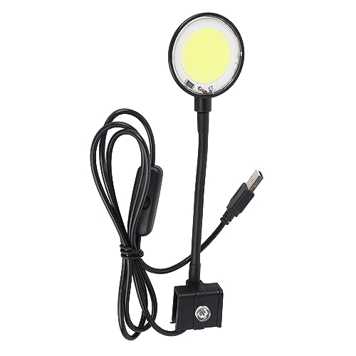 Pssopp Aquarium-Lampe, USB-betriebene Aquarium-Pflanzenlampe, Kompakte LED-Aquarium-Leuchte, Zum Aufstecken, LED-Aquarium-Licht mit Knopfschalter für Aquarien (SZD-Y400B) von Pssopp