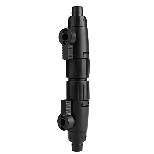 Aquarium Schlauchventil Schlauch Ventil Schlauchverbinder Anschluss Aquarium Wasser durchfluss regelventil Rohranschluss Adapter mit Schnellverschlussgriff für Aquarien Aquarium (12mm) von Pssopp