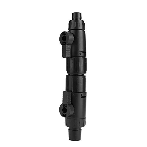 Pssopp Aquarium Schlauchventil Schlauch Ventil Schlauchverbinder Anschluss Aquarium Wasser durchfluss regelventil Rohranschluss Adapter mit Schnellverschlussgriff für Aquarien Aquarium (12mm zu 16mm) von Pssopp