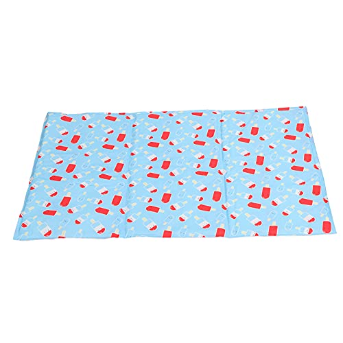 Pssopp Hundekühlmatte Gel Selbstkühlkissen Robustes Haustier Cool Mat Deckenbett Matratze für Kleine Mittelgroße Hunde und Katzen(L) von Pssopp