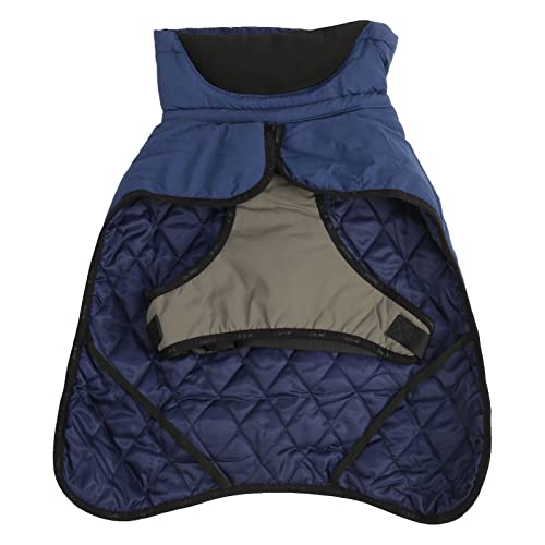 Pssopp Hundemantel für kaltes Wetter wasserdichte Winterhundeweste Reflektierende Hundewintermantel Hundewinterjacke Hundebaumwolljacke Warme Haustierkleidung 2XL von Pssopp