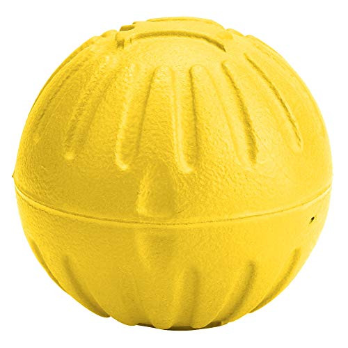 Pssopp Hundespielzeug Robuster Hunde Ball Hundeball Ø 7cm Hundespielball Hundespielzeugball Hunde Kauspielzeug für besonders hohen Spiel Spaß(gelb) von Pssopp