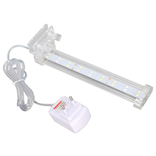 Pssopp LED-Aquariumbeleuchtung, Multifunktions-LED-Aquariumleuchte Acryl mit Geringem Stromverbrauch für Aquarien (D20) von Pssopp