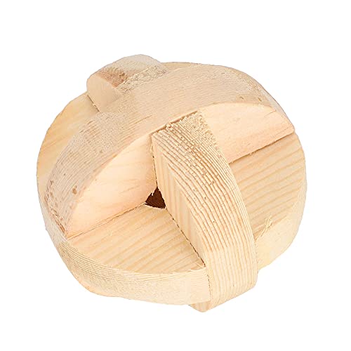 Pssopp Meerschweinchen Backenzahn Spielzeug 24inch Holz Kleintier Backenzahn Spielzeug Zum Kauen Sport Interaktives Spielzeug für Kleine Heimtierbedarf von Pssopp