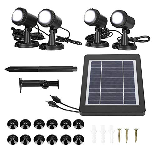 Pssopp Solar Landscape Lights Outdoor Wasserdichter Garten Solar Lights Outdoor Dämmerung Bis Zum Morgengrauen für House Yard Garden Driveway Pool Walkway von Pssopp