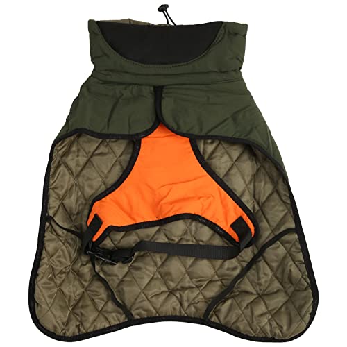 Pssopp Wintermantel für Hunde wasserdichter winddichter Haustiermantel für kaltes Wetter warme Welpenjacke Outdoor Hundepullover 2XL von Pssopp