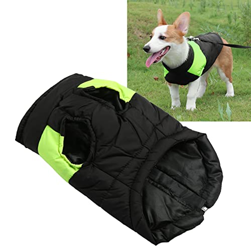 wasserdichte Parkas für Hunde Reflektierende Hundewinterjacke Verdickung Warme Hundeweste Winddichte Hundejacke Hundewintermantel Hundebekleidung für kaltes Wetter 4XL von Pssopp