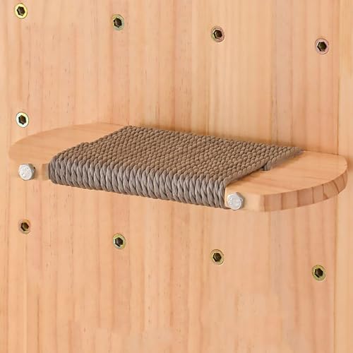 An der Wand Montierter Katze Wandelement, Lochplatten-Katzenwandregale, Kostenlose DIY-Kombination, Nimmt Keinen Platz EIN(Size:S12) von Pucaru