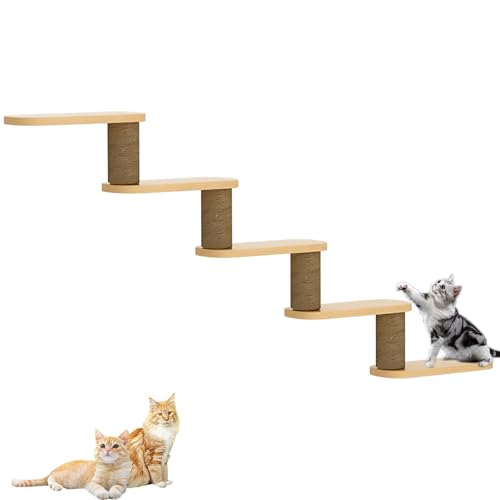 Wandmontiertes DIY-Katze Wandelement, Katzen Wand Klettern, Katzenregale, Katzennest, Sprungplattform, Raumkapsel Wahlfreiheit (Size : S9) von Pucaru