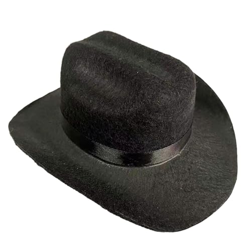 Kleine Katze Stoff Cowboy Cap für Halloween Haustier Geburtstag Party Requisiten Hut für Bichons Verstellbarer Riemen Hunde Kostüm Hut Haustier Cowboy Cap von Puco