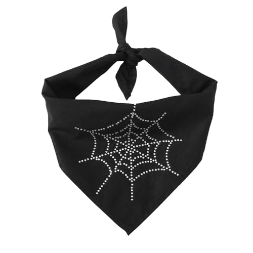 Puco Halloween-Haustier-Bandana für Katzen Hunde Festival Party-Requisiten Bandanas Schal Dreieck Speicheltuch Haustier-Feiertags-Themenhalsband Halloween-Haustier-Bandana von Puco