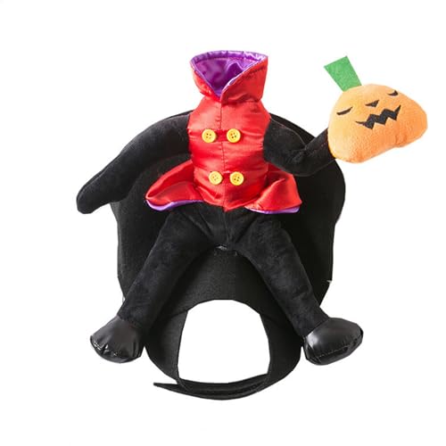 Puco Haustier Halloween Kostüm für Katzen Hunde Haustier Kürbis Kostüm Festival Party Requisiten Cosplay Kostüm Kleidung lustiges Foto Outfit Haustier Halloween Kürbis Kostüm von Puco