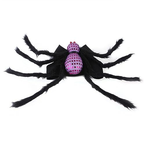 Puco Haustier Halloween Kostüm für Katzen Hunde Haustier Spinnen Kostüm Festival Party Requisiten Cosplay Kostüm Kleidung lustiges Foto Outfit Haustier Halloween Spinnen Kostüm von Puco