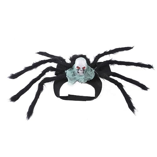 Puco Haustier Halloween Kostüm für Katzen Hunde Haustier Spinnen Kostüm Festival Party Requisiten Cosplay Kostüm Kleidung lustiges Foto Outfit Haustier Halloween Spinnen Kostüm von Puco