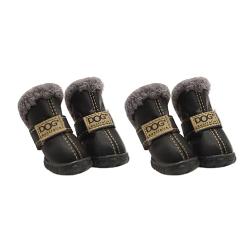 Puco Hunde Schneestiefel Sockenstiefel Regenstiefel rutschfest wasserdicht atmungsaktiv tragbar für kleine mittelgroße und große Hunde Hundeschuhe von Puco