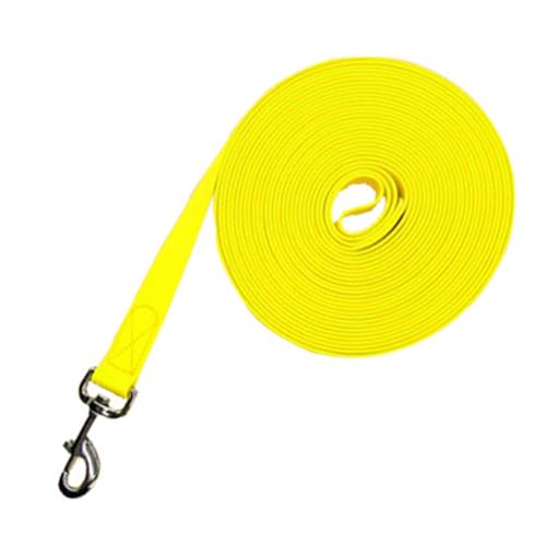 Puco Hundeleine Slip-Leine Gehleine wasserdichtes Seil 3–15 m lang für Starkes Training Gehen Schwimmen Wandern Hundeleine von Puco