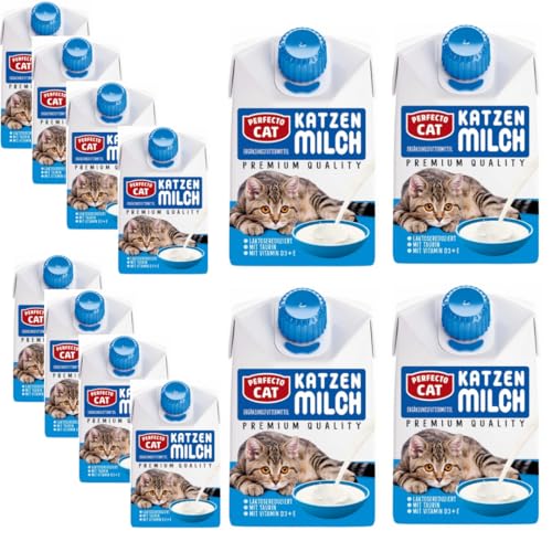 Perfecto Cat Premium Katzenmilch Milch 200 mililiter X 12 STÜCK von Pufai