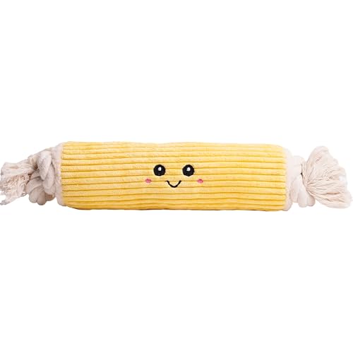 Puffy Crew Quietschendes Hundespielzeug, Bakery Bite_Stick Collection, 30,5 cm, für verschieden große Hunde (Swiss Roll, groß) von Puffy Crew