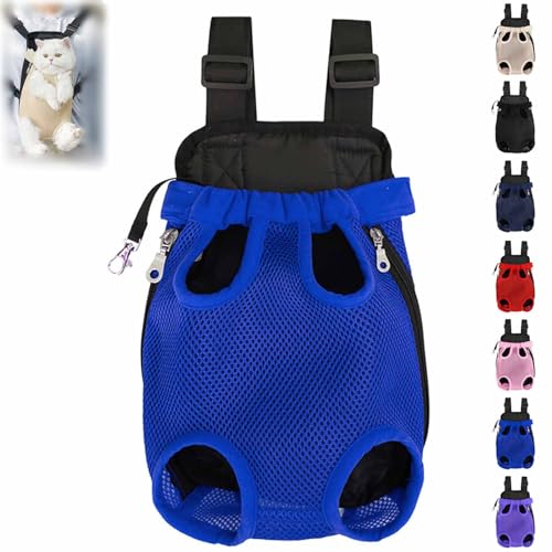 Celery Pets Haustier-Reiserucksack mit Beinen, Haustier-Rucksack, Hunde und Katzen, Celerypets Verstellbarer -für Katzen und Hunde, mit (Blue,L) von Pukmqu