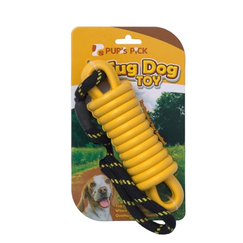 Pup's Pick Hundespielzeug zum Ziehen, 100 % Naturkautschuk, Hundespielzeug, langlebiges Hundespielzeug für große Hunde, Hundespielzeug für aggressive Kauer, große und mittelgroße Rassen, von Pup's Pick