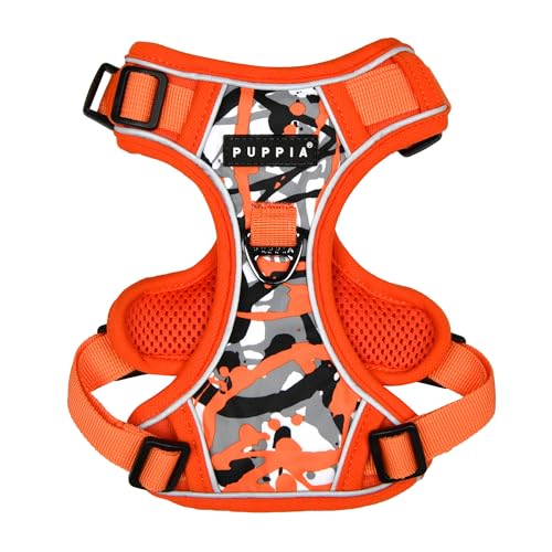 Abstract Harness H Hundegeschirr Orange M von Puppia