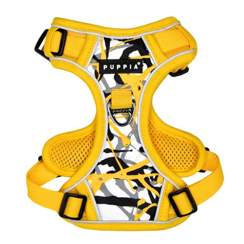 Abstract Harness H Hundegeschirr Yellow L von Puppia