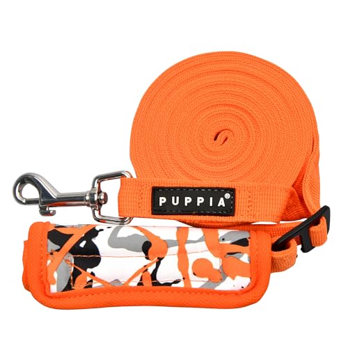 Abstract Lead Hundeleine Orange L von Puppia