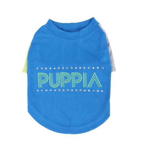 Authentic Puppia Nimble Tee-Shirt, Royal Blue, Medium von Puppia