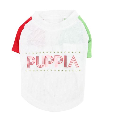 Authentic Puppia Nimble Tee-Shirt, White, Small von Puppia