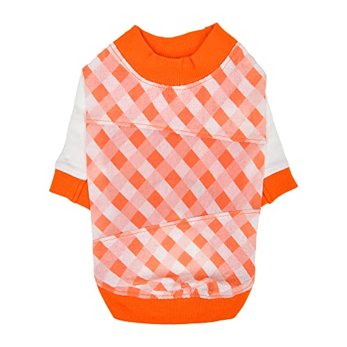 Claude Hunde-Shirt, Orange, Größe L von Puppia