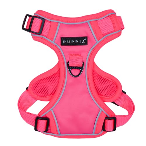 NEON Harness H Hundegeschirr Pink M von Puppia