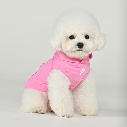 PHIDEAUX Hunde-Top-T-Shirt Pink M von Puppia