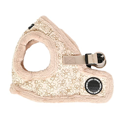 Puppia Brustgeschirr für kleine und mittelgroße Hunde - Hepatica Harness B - verstellbar und komfortabel, Beige, XL von Puppia