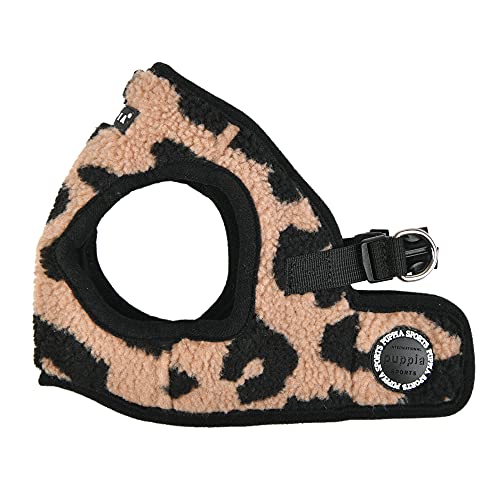 Puppia Brustgeschirr für kleine und mittelgroße Hunde - Serval Harness B - verstellbar und komfortabel, Beige, XL von Puppia