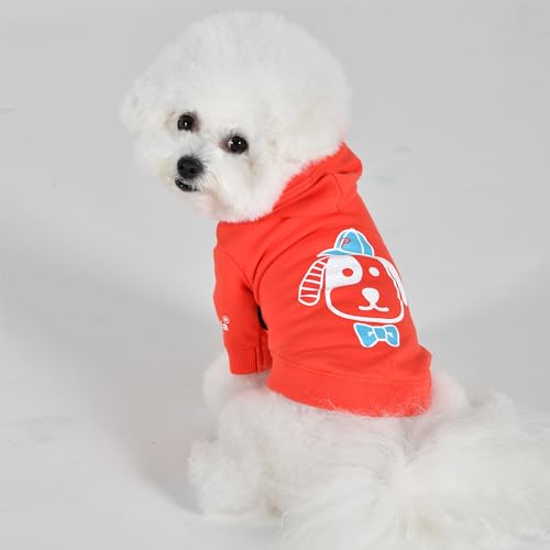 CHEWIE Hunde-Top-T-Shirt Red L von Puppia