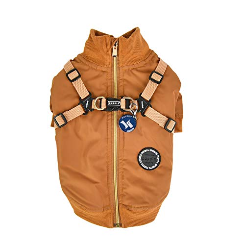 Puppia Dominic Camel XL Mantel Windjacke Wasserdicht Winter für Hund - 3170 g von Puppia