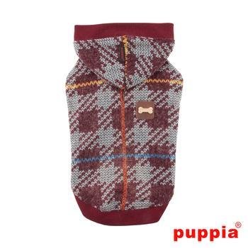 Puppia Eldric Kapuzenpullover für Hunde rot Größe S von Puppia